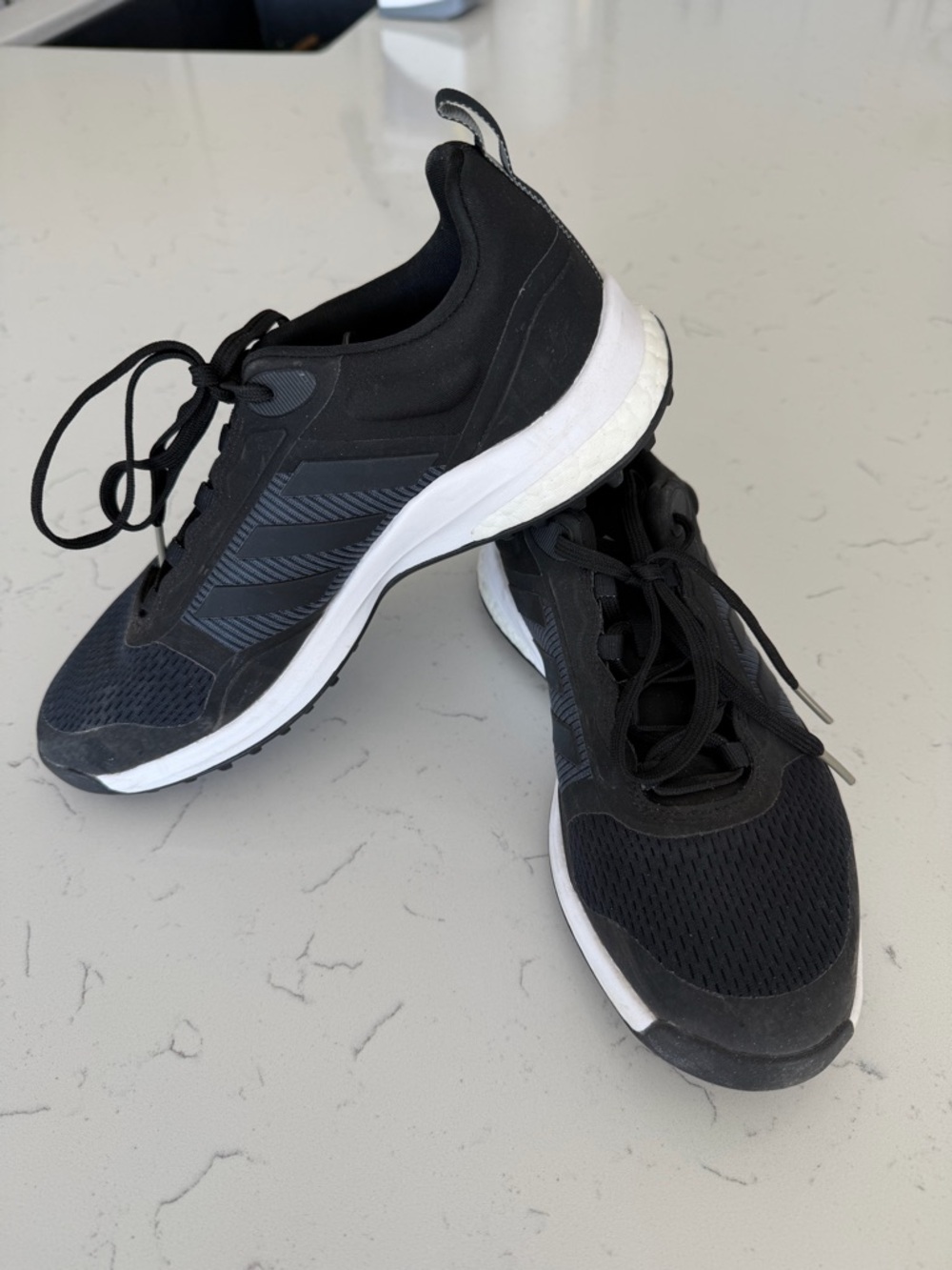 adidas Women's Black and White golf shoes - worn 1X